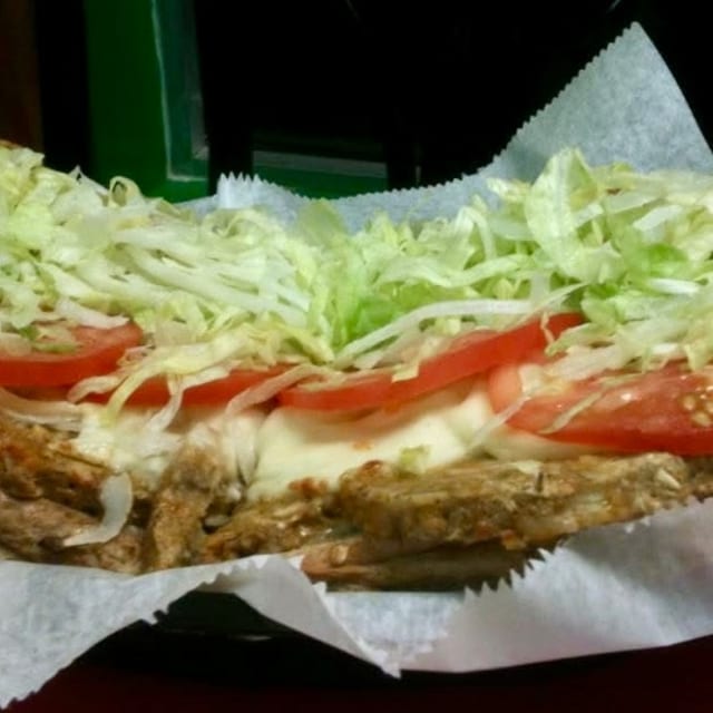 #32 Half Garden Burger Sub..