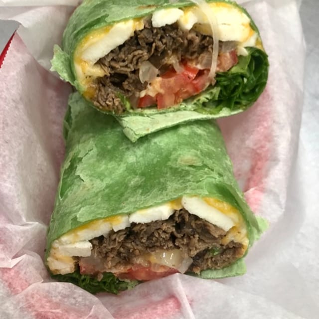 * Half Breakfast Sub or Wrap..