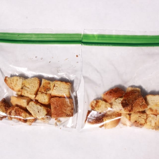 * Croutons..