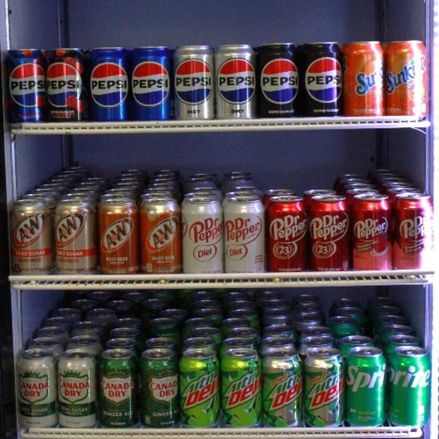 * Canned Soda..